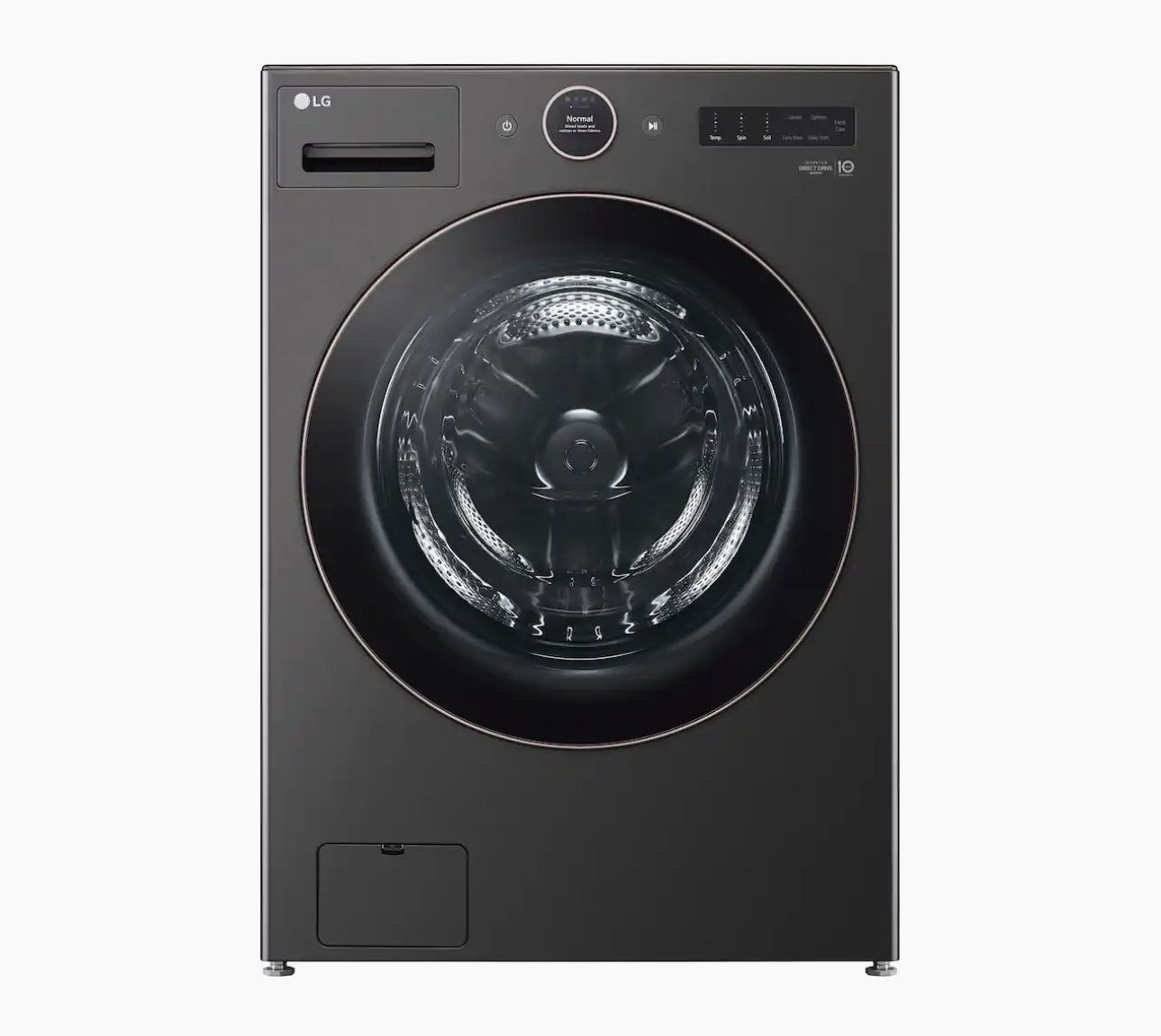 LG Stackable Smart Electric Washer & Dryer Set with Sidekick Pedestal