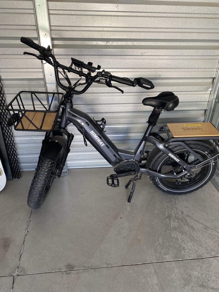 Himiway big dog Electric Fat Tire Bike with Front & Rear Racks