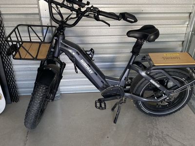 Himiway big dog Electric Fat Tire Bike with Front & Rear Racks