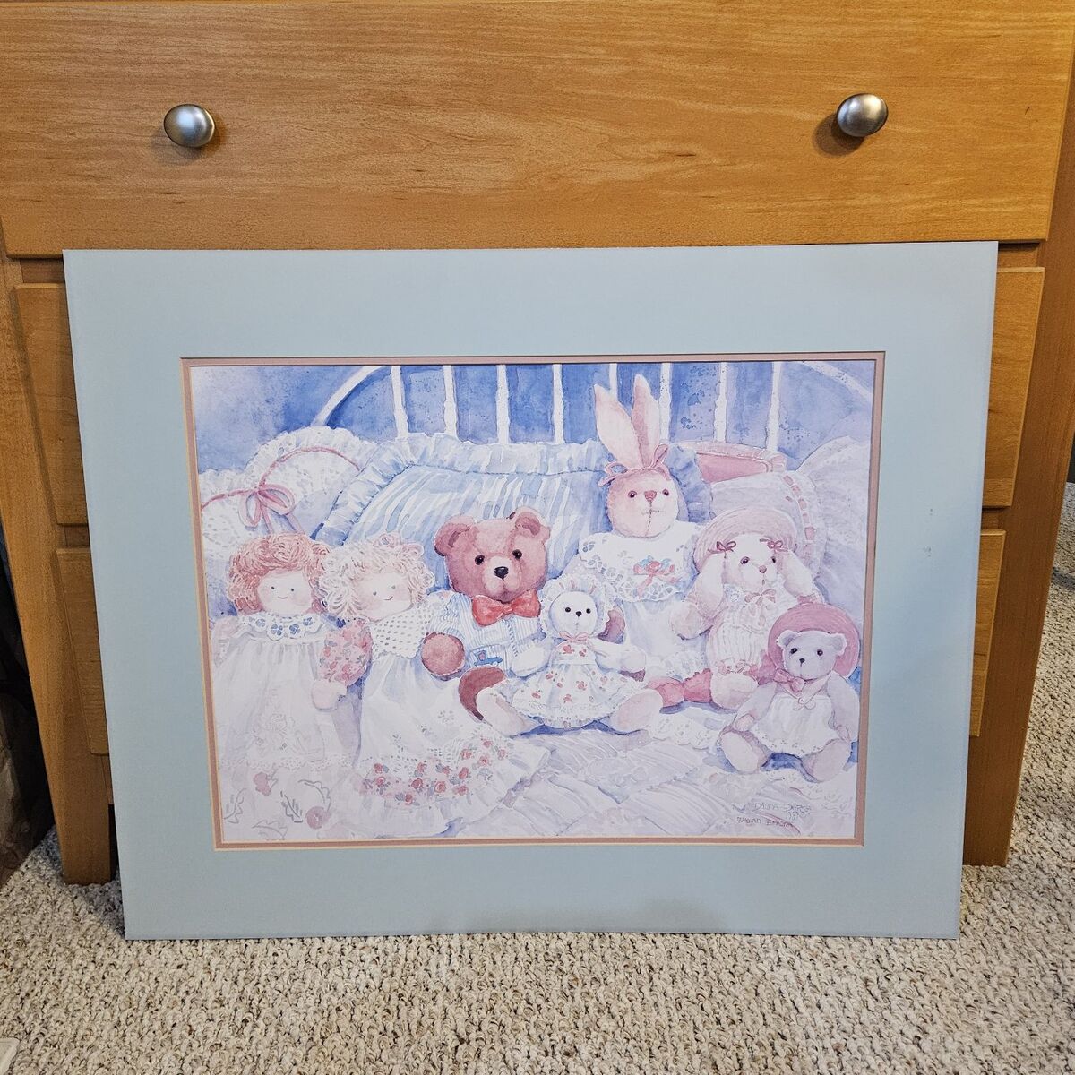 Matted Picture for Nursery or Childs room