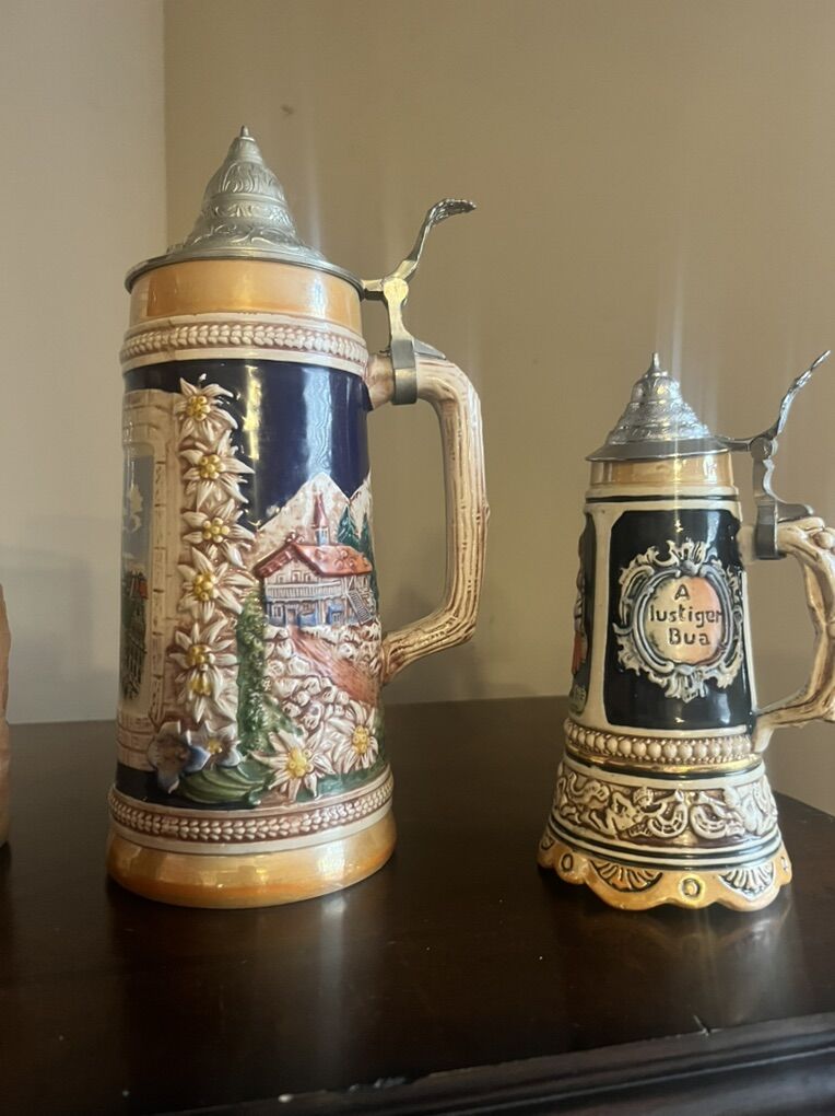 Authentic German Steins