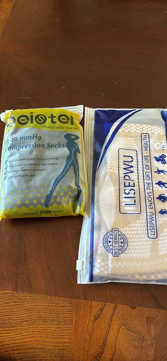 (2)15-20 Thigh High Support/compressIon Stockings