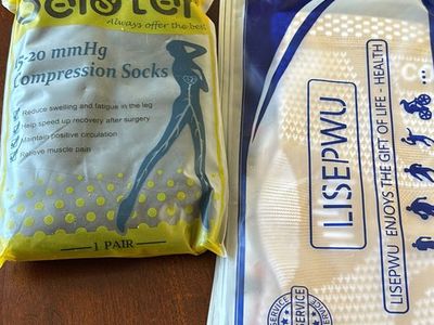 (2)15-20 Thigh High Support/compressIon Stockings