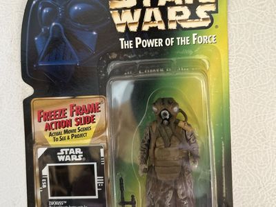 Kenner Star Wars The Power of the Force Zuckuss Action Figure Freeze Frame Slide 1997