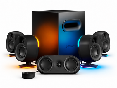 SteelSeries Arena 9 Illuminated 5.1 Gaming Speaker System