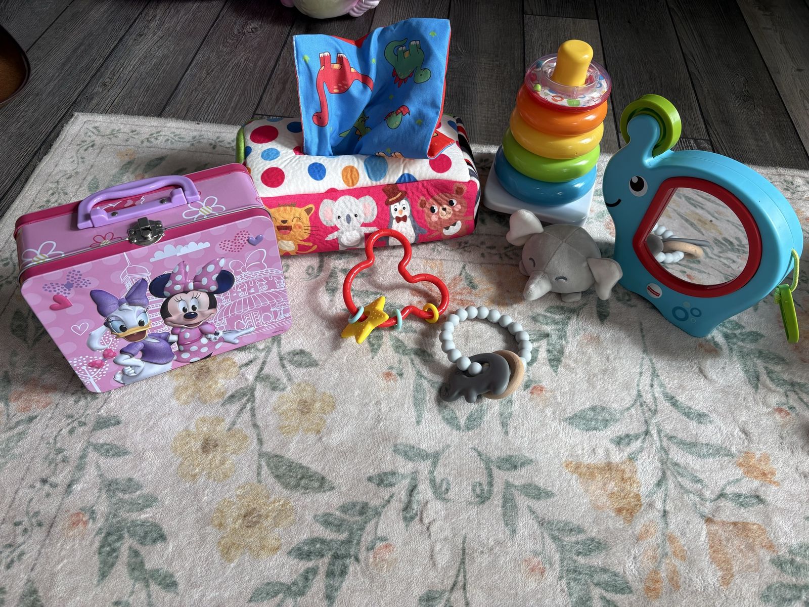 Baby Toys and Minnie Tin