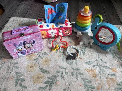 Baby Toys and Minnie Tin