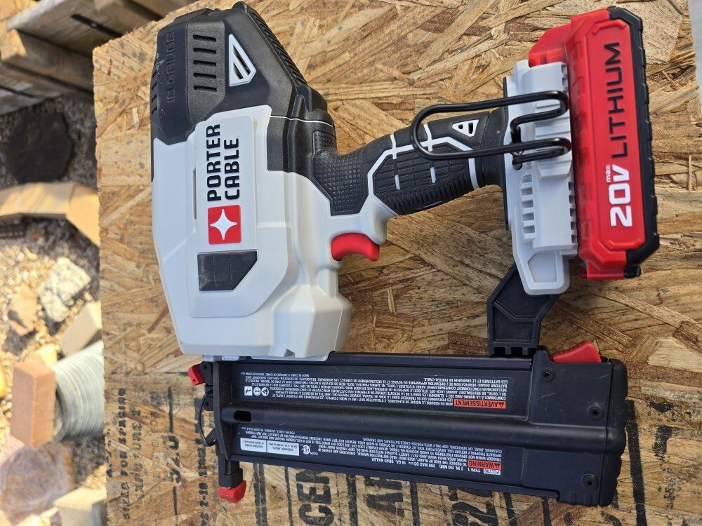 Porter Cable battery powered nailer