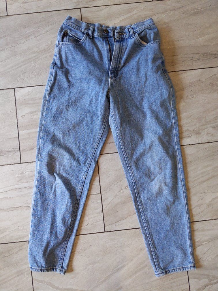 Vintage Lee Riders Light Wash High Rise Mom Jeans Size 14 Medium