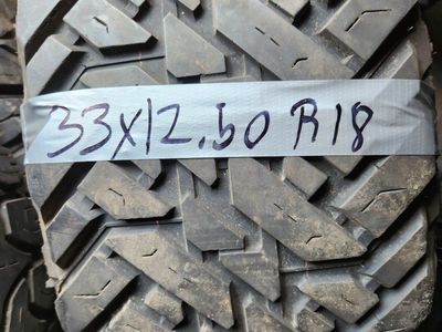 33x12.50r18 fuel gripper mt