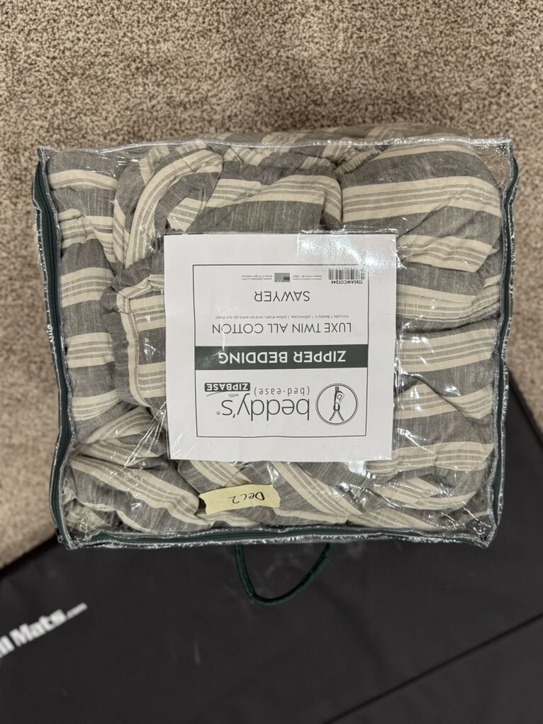 Beddys TWIN Sawyer Cotton Zipbase