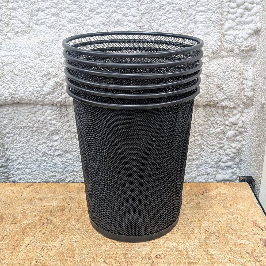 Set of Wire Mesh Trash Cans