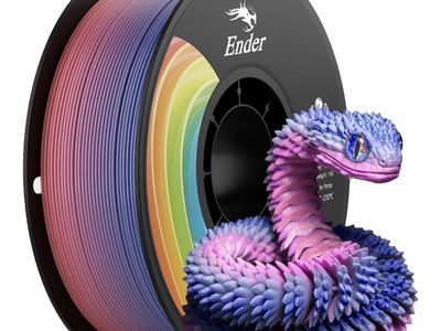 New Ender 3D Printer Rainbow Filament