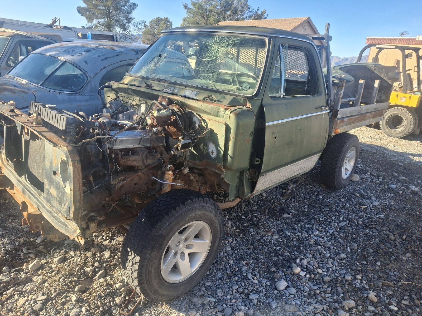 1978 DODGE 4X4 SHORTBED, GOOD BODY