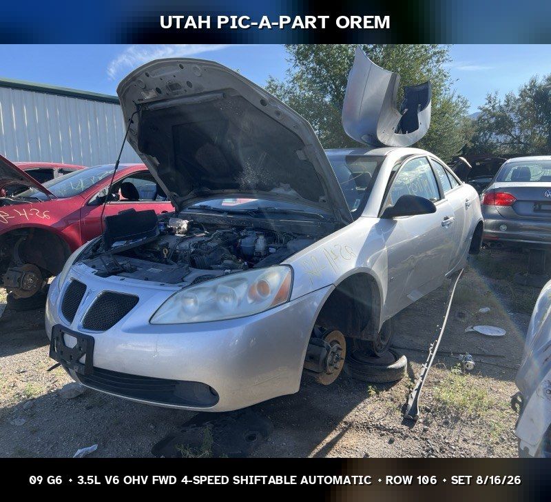 Just In! 2009 Pontiac G6 Parts - UTPAP Orem