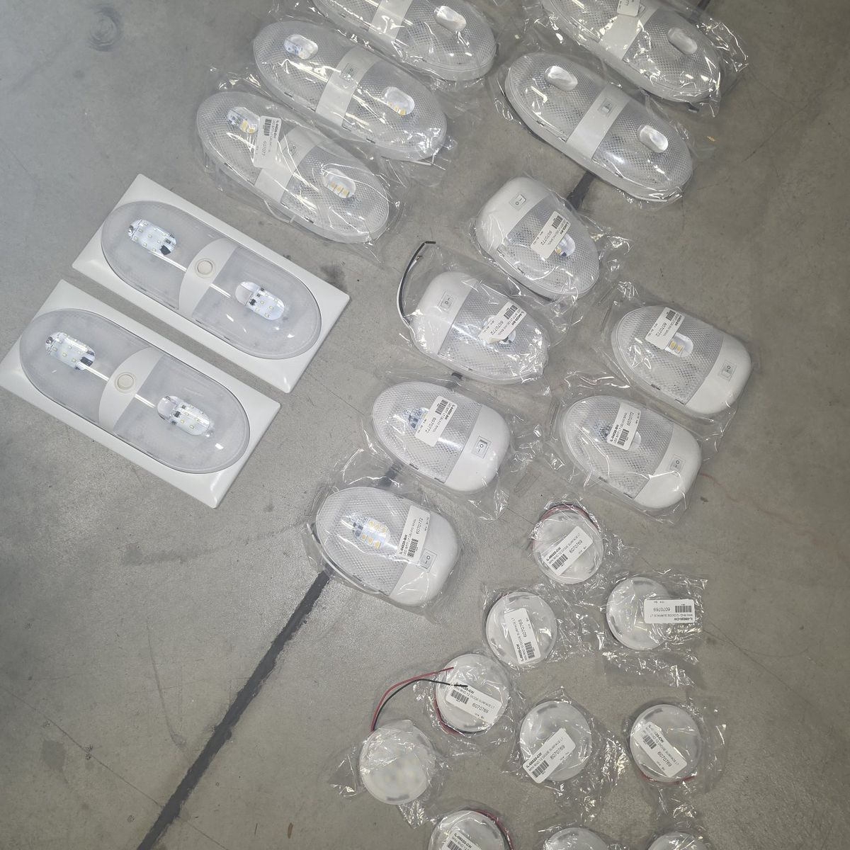 IL-04020-5W LED Small Ceiling Light - Single/Double Fixture, White, New