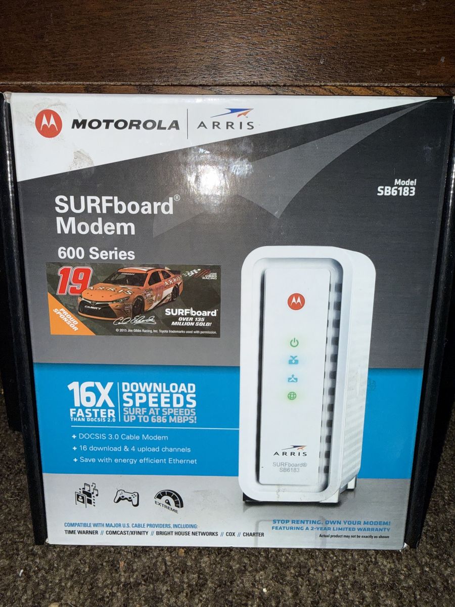 Motorola ARRIS SURFboard SB6183 DOCSIS 3.0 Cable Modem