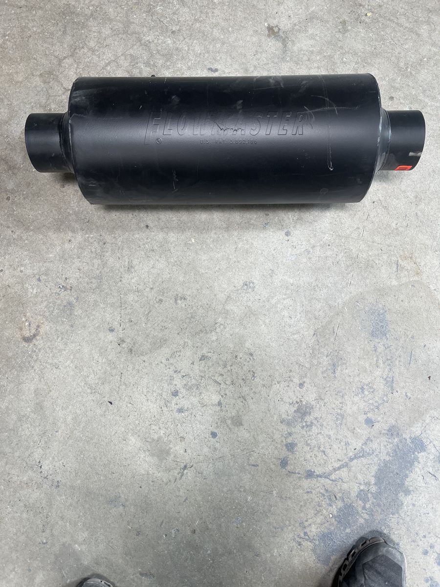 New Flowmaster diesel muffler. 4”