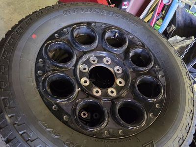 8x170 20" wheels with 2756520 tires set THESE ONLY WERE USED 890 MILES
