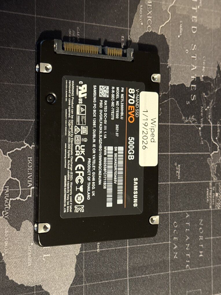 Samsung 870 EVO 500GB SSD