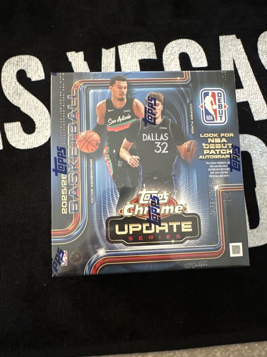 2025/26 Topps Chrome Basketball Update Series Sealed Mega Box