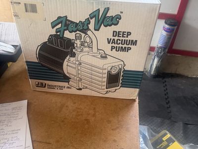 J/B Industries FastVac Deep Vacuum Pump (DV-200N) 1/2 HP