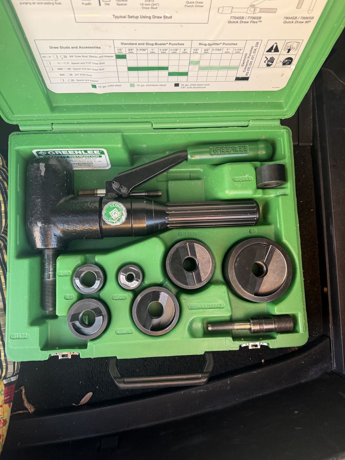 Greenlee Punch Driver