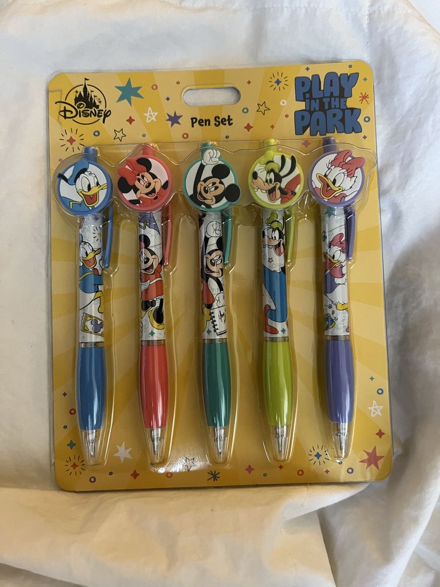 Disneyland Disney Parks 5 pen set Mickey Minnie
