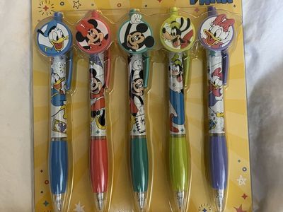 Disneyland Disney Parks 5 pen set Mickey Minnie