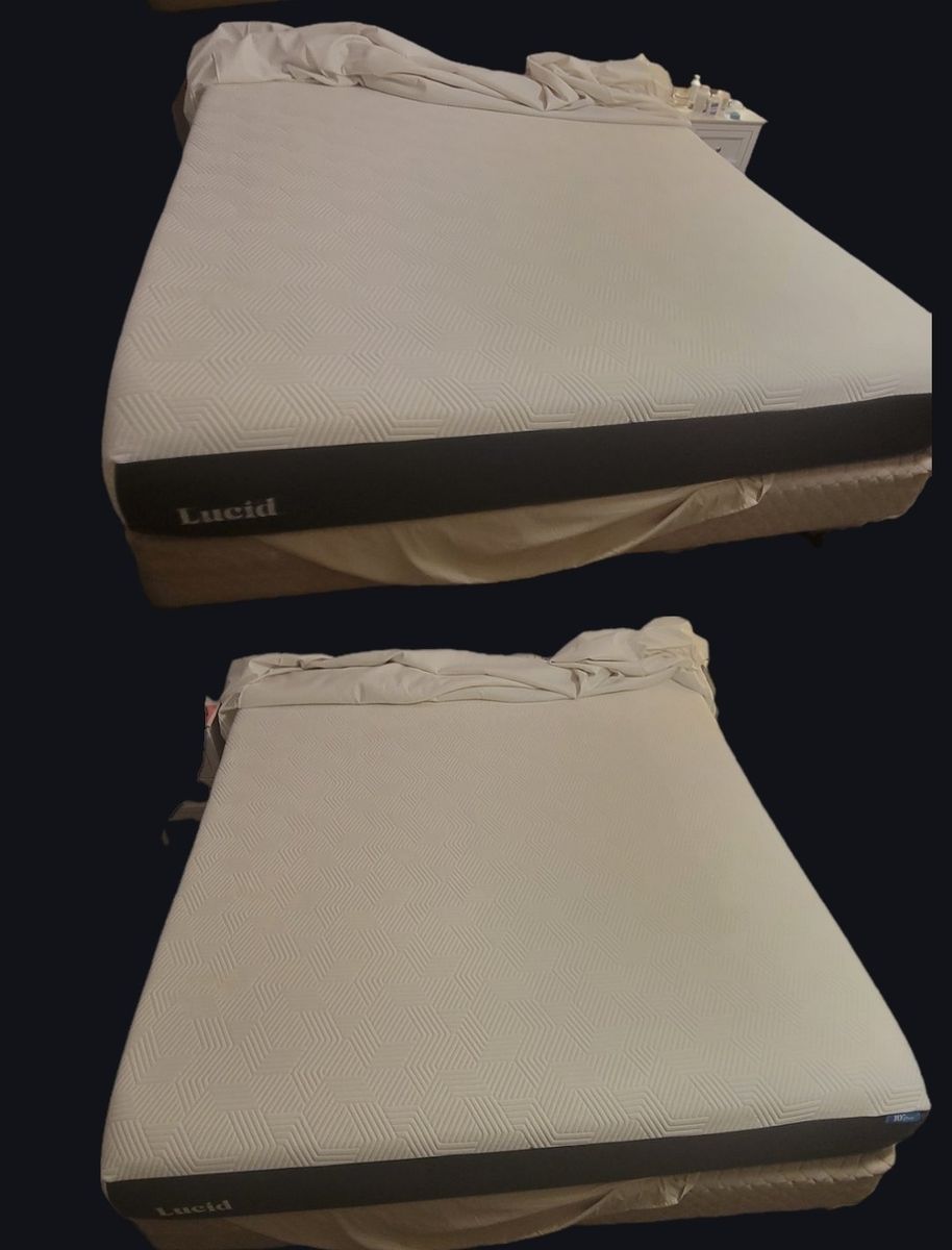 Lucid 10 Inch California King Firm Gel Memory Foam Mattress