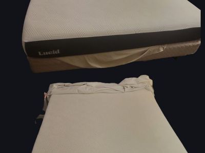 Lucid 10 Inch California King Firm Gel Memory Foam Mattress