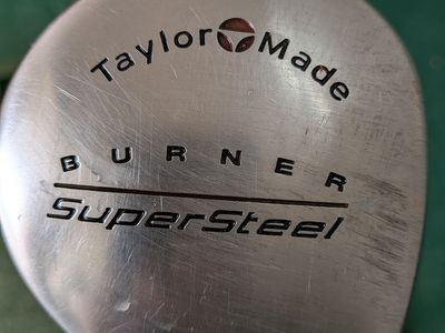 TaylorMade Burner SuperSteel 9.5 Driver Golf Club S-90 Shaft