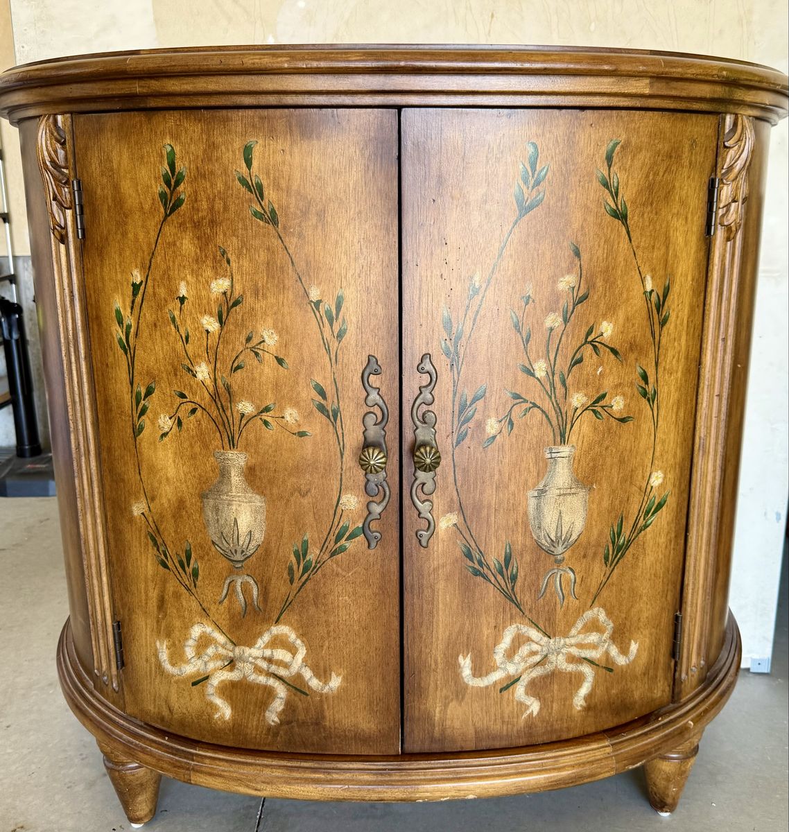 Beautiful Hand-Painted Cabinet, Console Table or Accent Chest