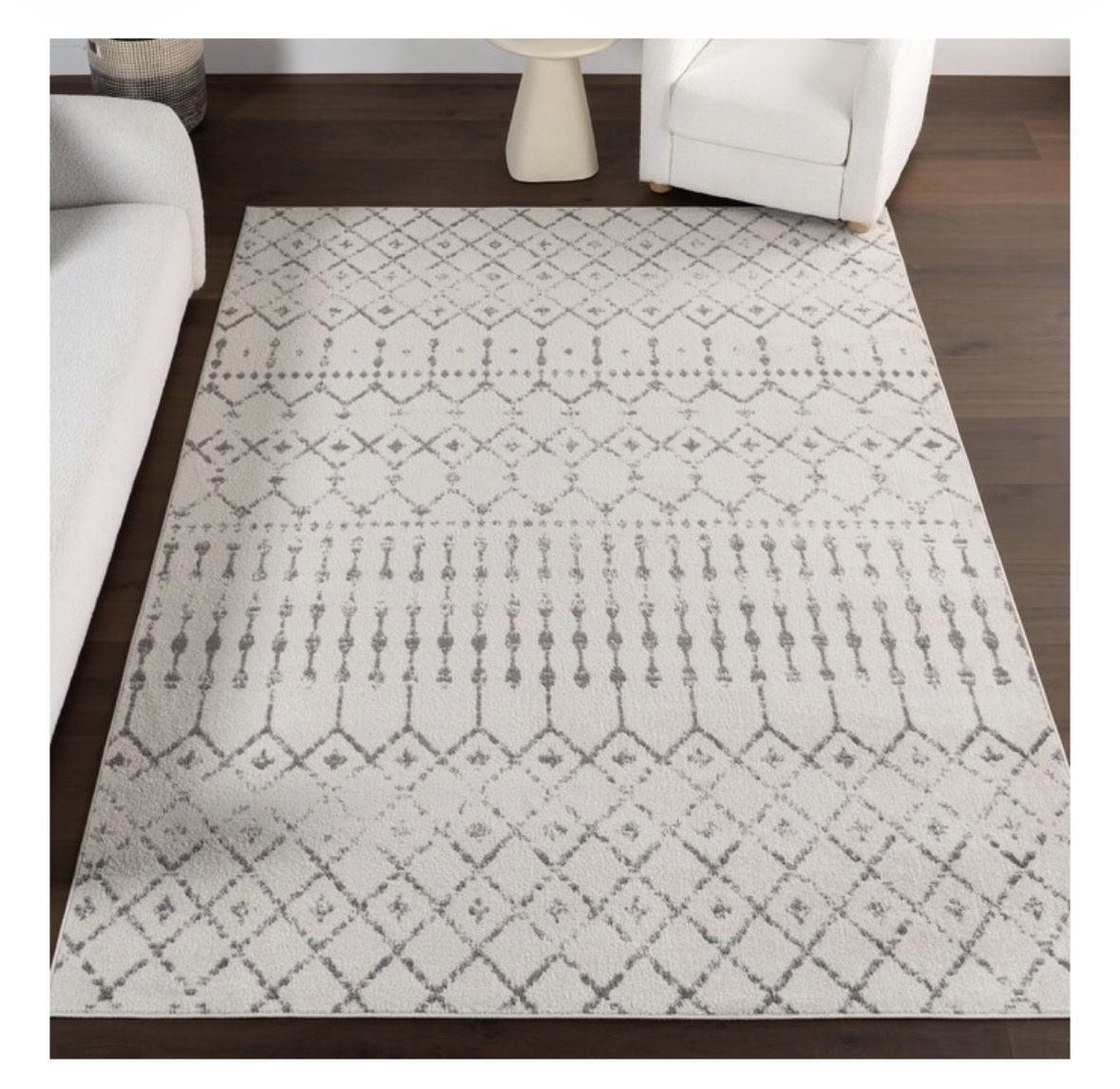 Large nuLOOM Bodrum Gray Abstract Geometric Rug - 10' x 13'