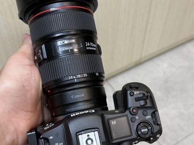 Canon R5 , adapter, ef 24-70 ii 2.8