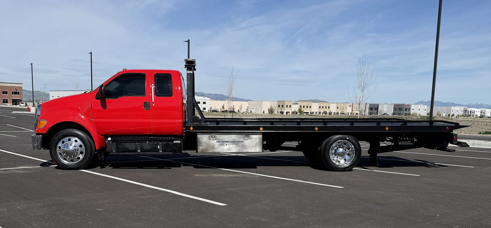 2010 Ford F-650 Ext Cab Rollback Car Carrier Tow Truck F650, F-750