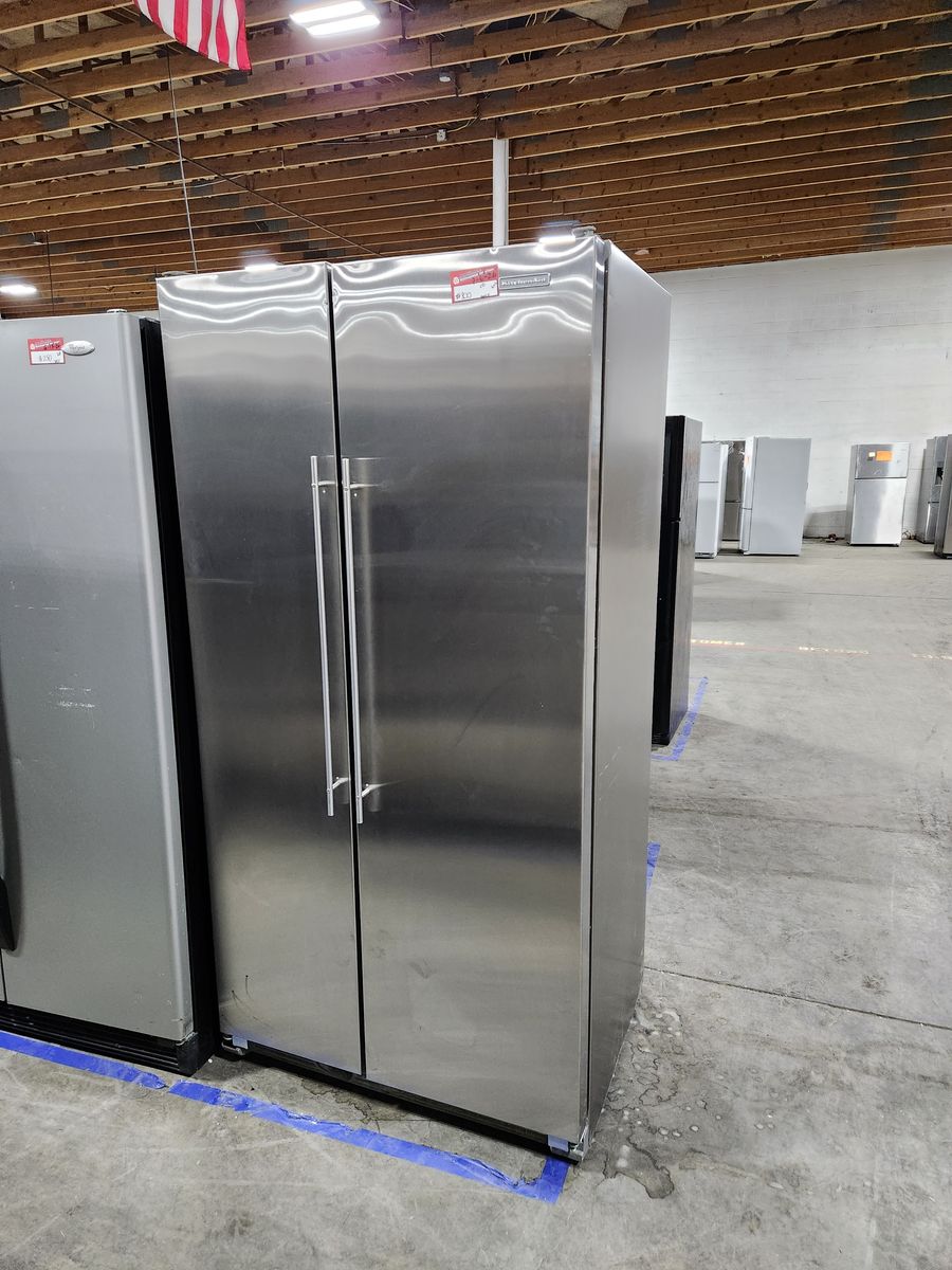 KitchenAid Stainless Steel Side-by-Side Refrigerator/Freezer Counter Depth