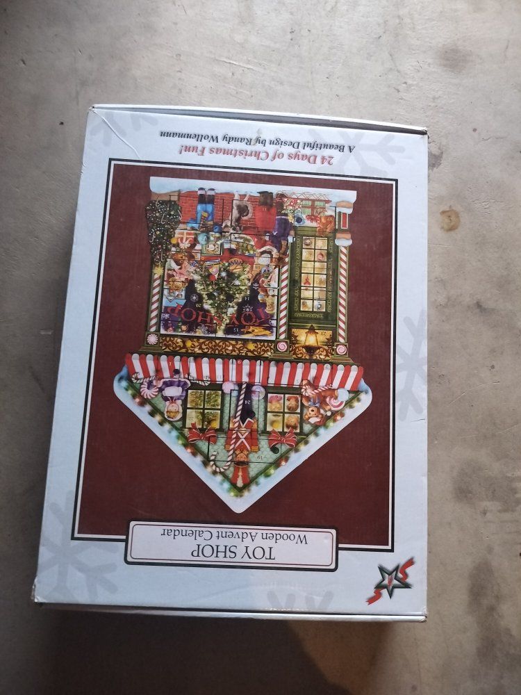 Vermont Christmas Company Toy Shop Wooden Advent Calendar