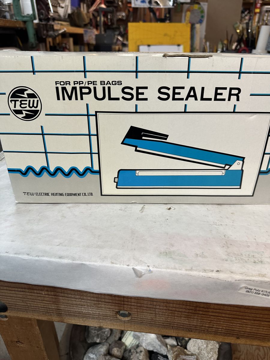 BAG SEALER + Extras - Electric Impulse Sealer for PP/PE - 12" Capacity