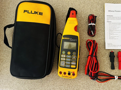 Fluke 773 Milliamp Process Clamp Meter 4 to 20 mA Signals Provide Loop Power