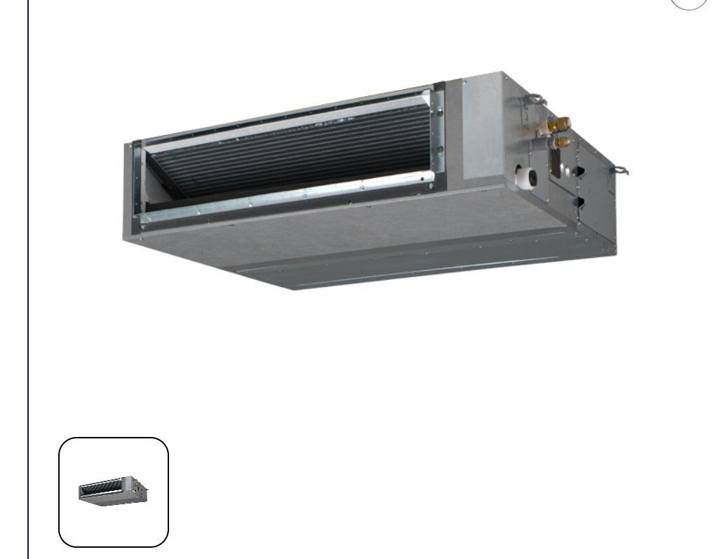 Daikin 1.25-Ton MSP Concealed Ducted Indoor Unit,