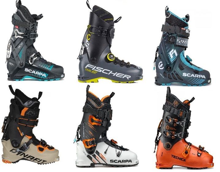 USED SCARPA, GARMONT ALPINE TOURING AT TECH Ski Boots / Mountaineering, MONDO 23 23.5 24 24.5 25 25.5 27 27.5 29