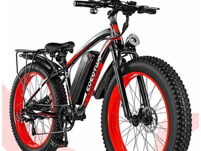 E-bike and fat tire bike rack