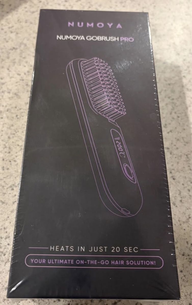 Numoya GoBrush Pro Cordless Hair Straightening Brush Model S7 - New