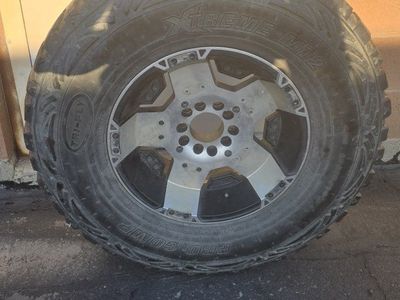 Set of 4 315/70/R17 5x5.25 or 5x5.5 lug pattern Pro Comp Xtreme MT2 Mud Terrain Tire with Aftermarket Alloy Wheel