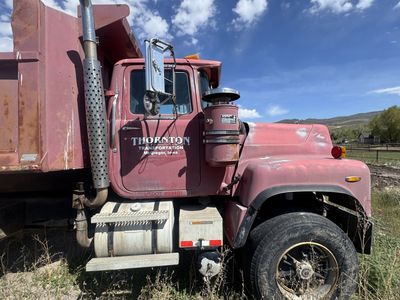 Mack dump truck