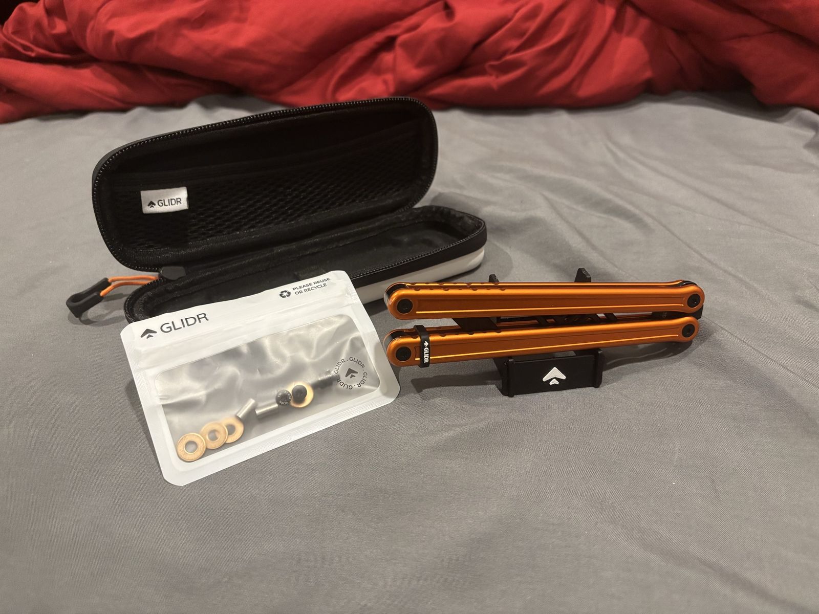 Glidr Antarctic 2 - Desert Orange  Butterfly Knife