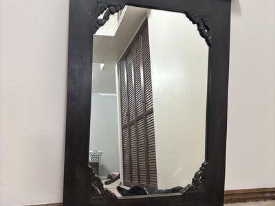Entryway Mirror with Hooks
