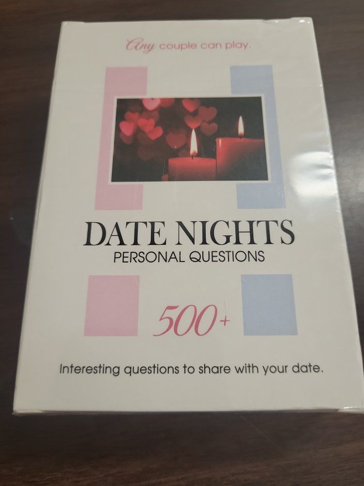 Kheper Games Date Nights Personal Questions Card Game - 500+ Questions & 8-Sided Die - New