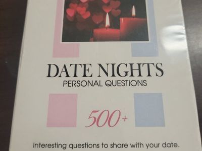 Kheper Games Date Nights Personal Questions Card Game - 500+ Questions & 8-Sided Die - New